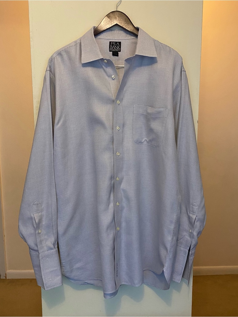 Jos A Bank Signature Collection Tailored Fit Wrinkle Free Button Shirt Men 17-36